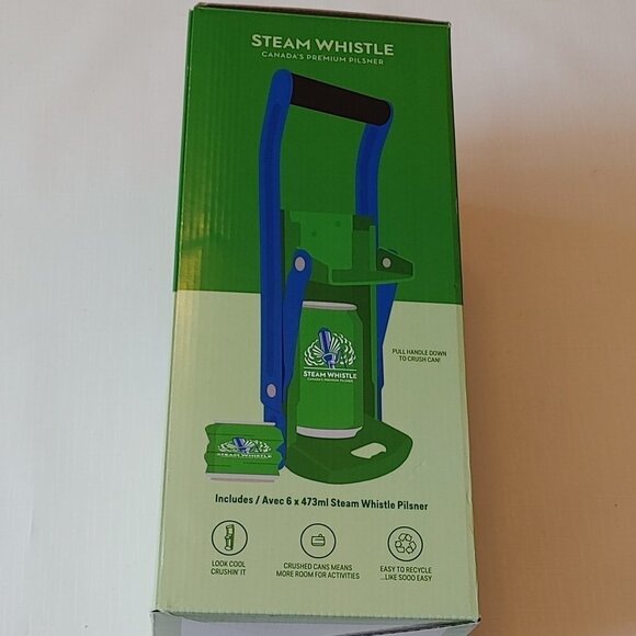 RARE STEAM WHISTLE CAN CRUSHER BNIB - Picture 2 of 6
